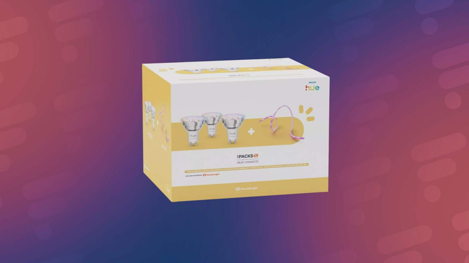 Boulanger met en lumière ce pack Philips Hue avec une promotion de 40 euros