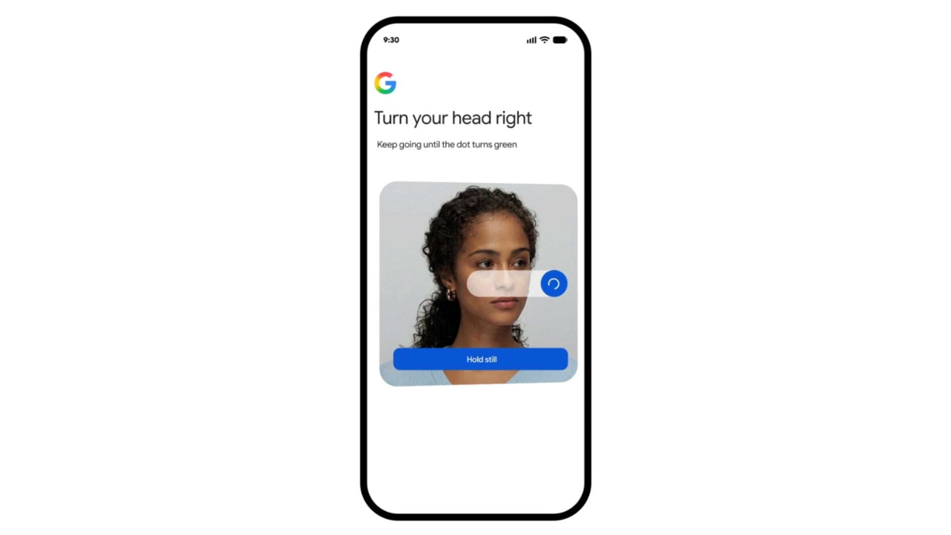 L'enregistrement d'une vidéo selfie pour la connexion à son compte Google