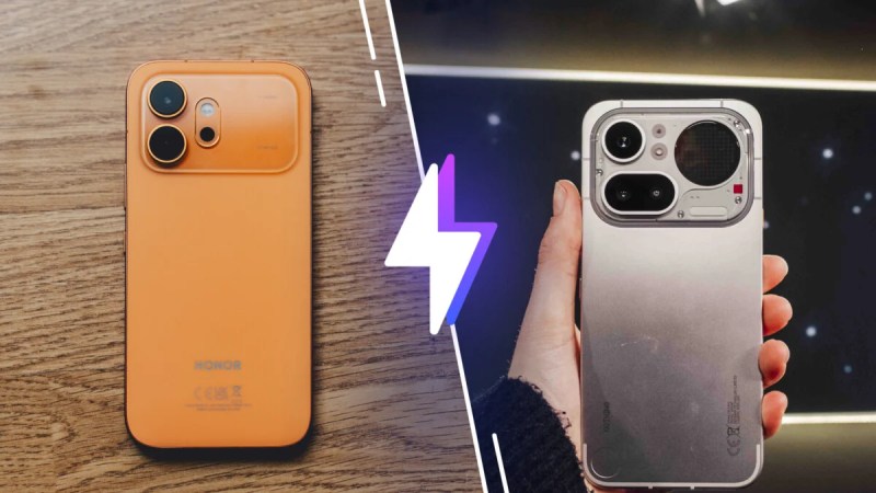 Honor 600 vs Nothing Phone (4a) Pro : quel téléphone choisir à moins de 550 euros