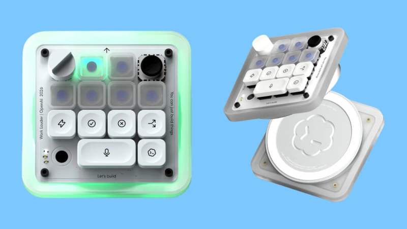 OpenAI lance son premier appareil physique : un mini-clavier pour les développeurs