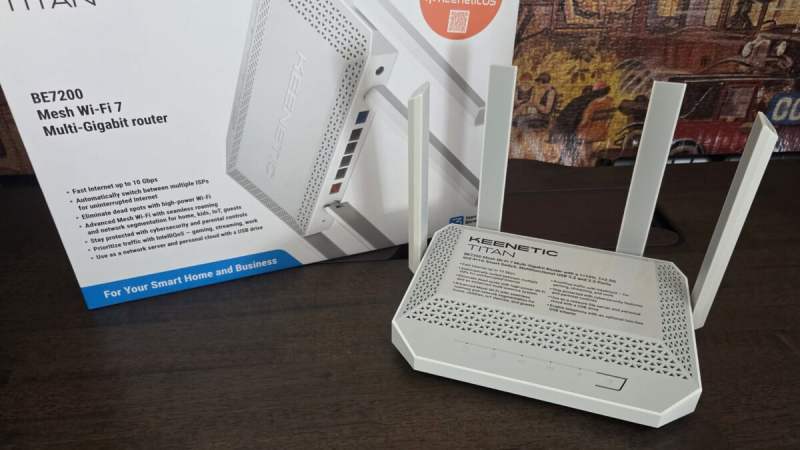 Wi-Fi 7 et port 10 GbE pour 250 € : notre test du routeur Keenetic Titan, l’un des moins chers du marché