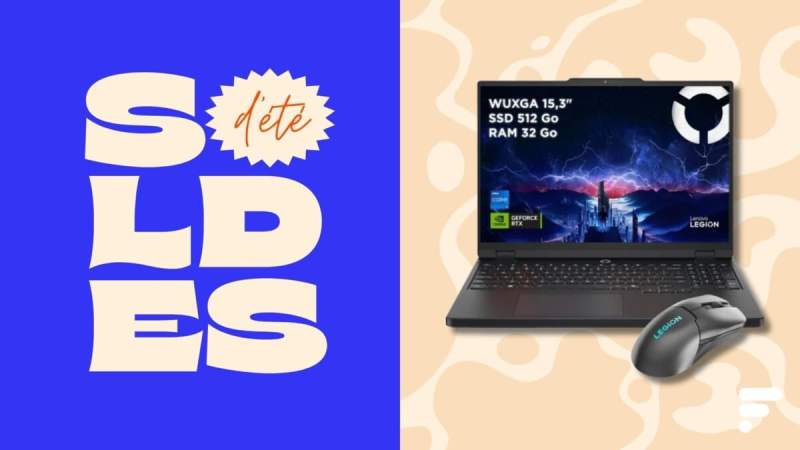 Le prix de ce laptop gamer Lenovo 165 Hz avec RTX 5070 et 32 Go de RAM s’allège de 210 € en cette fin de soldes