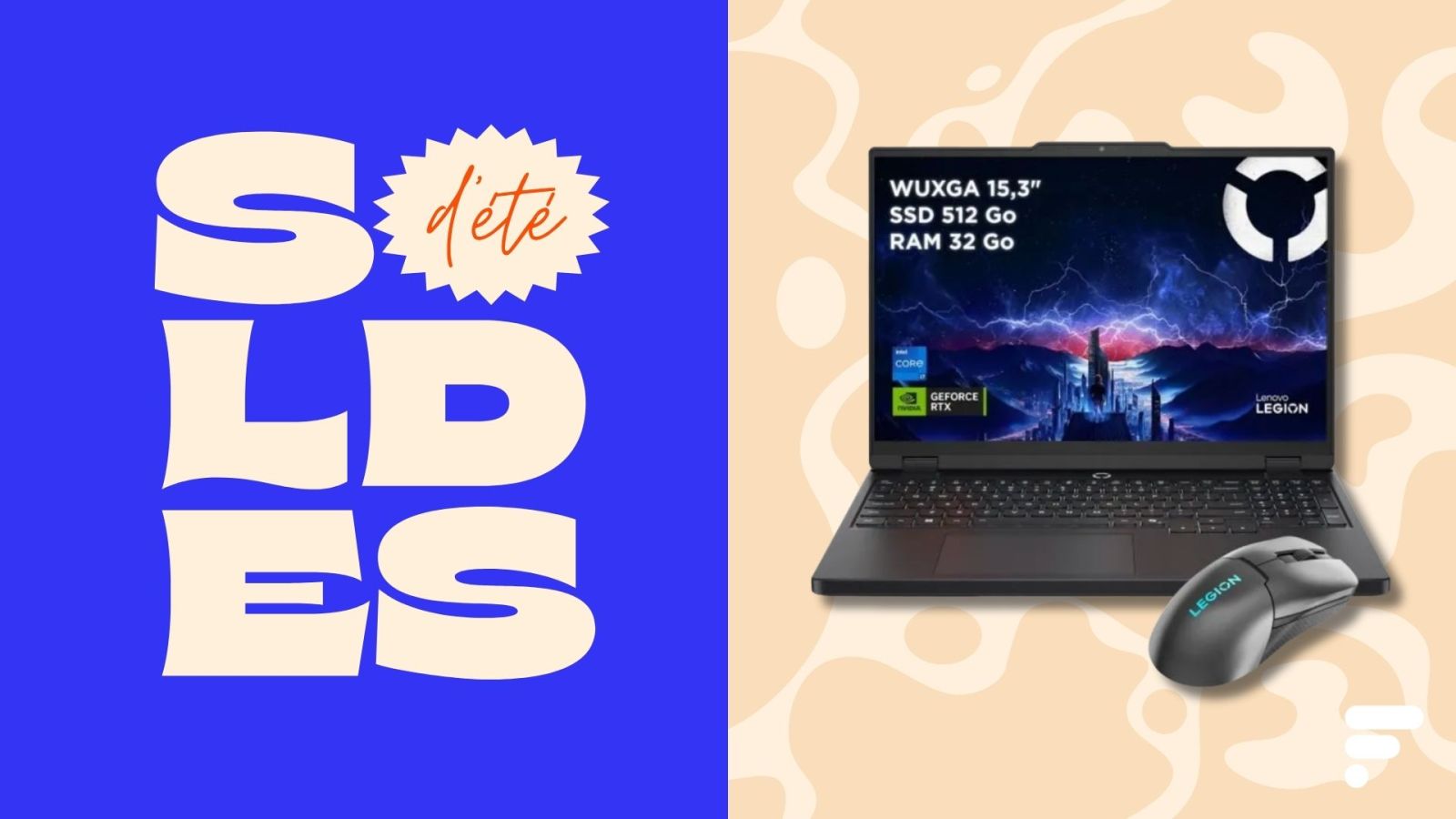 Le prix de ce laptop gamer Lenovo 165 Hz avec RTX 5070 et 32 Go de RAM s’allège de 210 € en cette fin de soldes