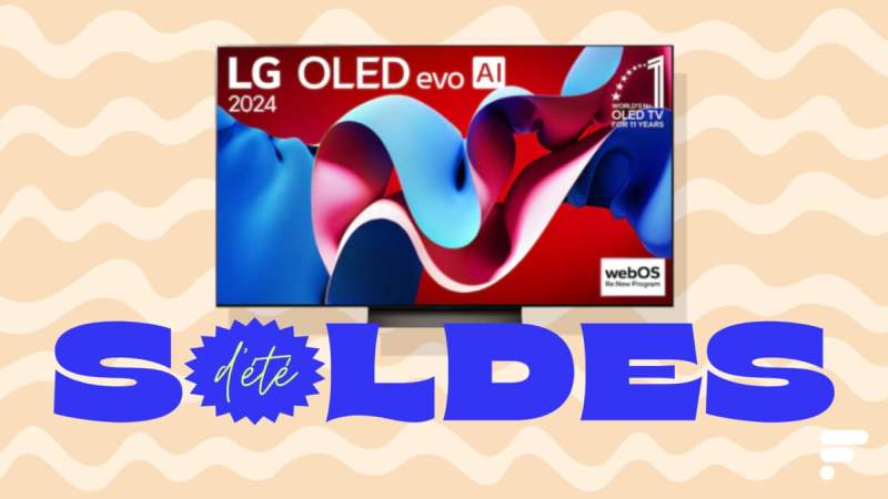 Toujours excellent malgré la série C6, le TV LG OLED55C4 est aujourd’hui soldé à moins de 800 €
