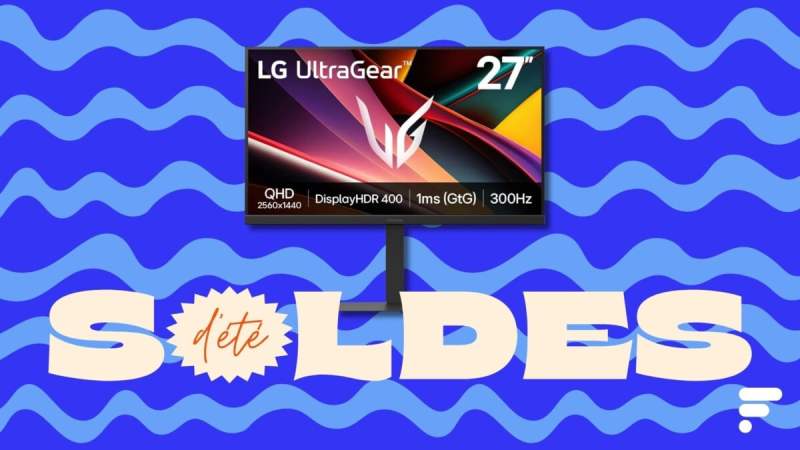 LG Ultragear 27G640A-B : un écran QHD 300 Hz à moins de 200 € pendant les soldes d’été