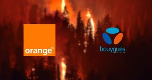 Orange Bouygues Telecom Incendies