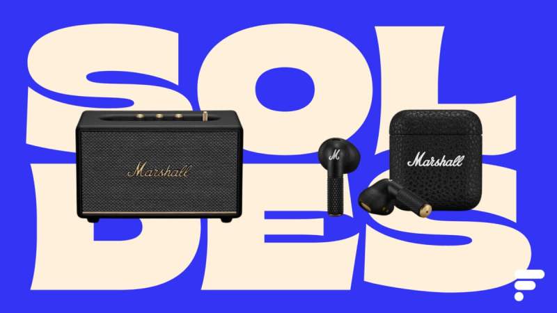 Ce pack audio Marshall (enceinte + écouteurs) est soldé à -46 %