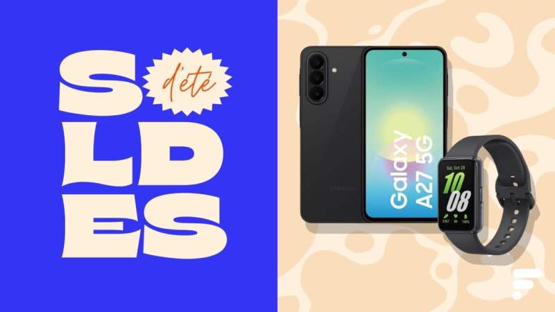 Boulanger réunit le nouveau Samsung Galaxy A27 et le Galaxy Fit 3 dans un pack à prix cassé