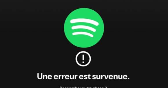 Panne Spotify // Source : Montage Frandroid
