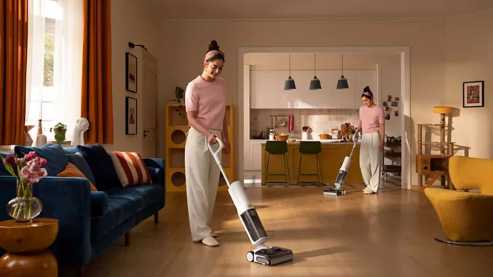 Le Roborock F25 RT Gen 2, l’aspirateur balai laveur qui se faufile sous les meubles, est à -40 %
