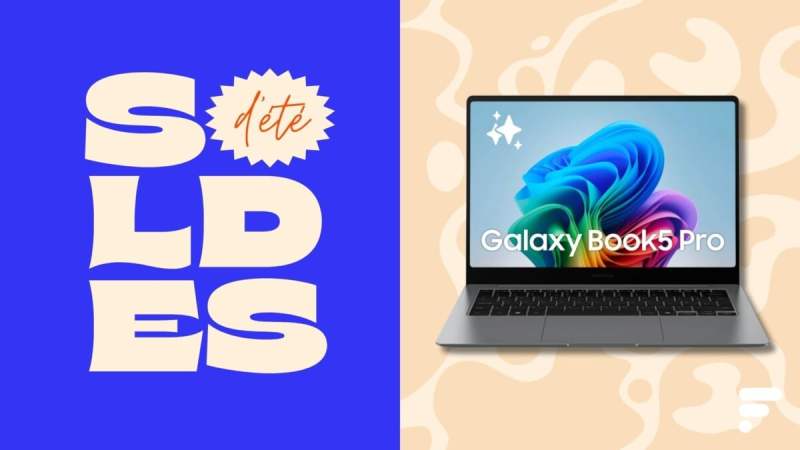 Le Samsung Galaxy Book 5 Pro chute à 880 € au lieu de 1 410 €, l’affaire des soldes pour un ultrabook encore premium