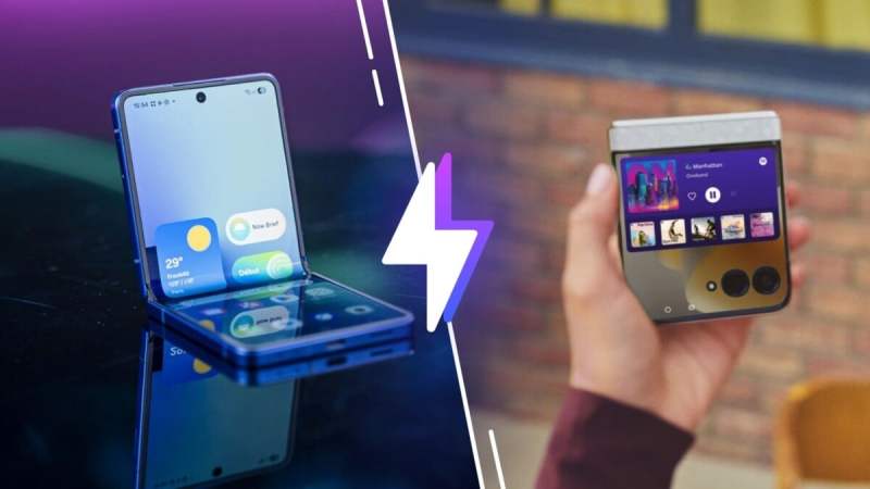 Moins de 800 € pour un pliant : faut-il choisir le Samsung Galaxy Z Flip 7 ou le Motorola Razr 70 ?
