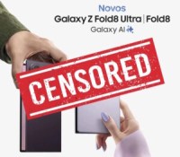 Samsung Galaxy Z Fold censored Samsung Galaxy Z Fold censored
