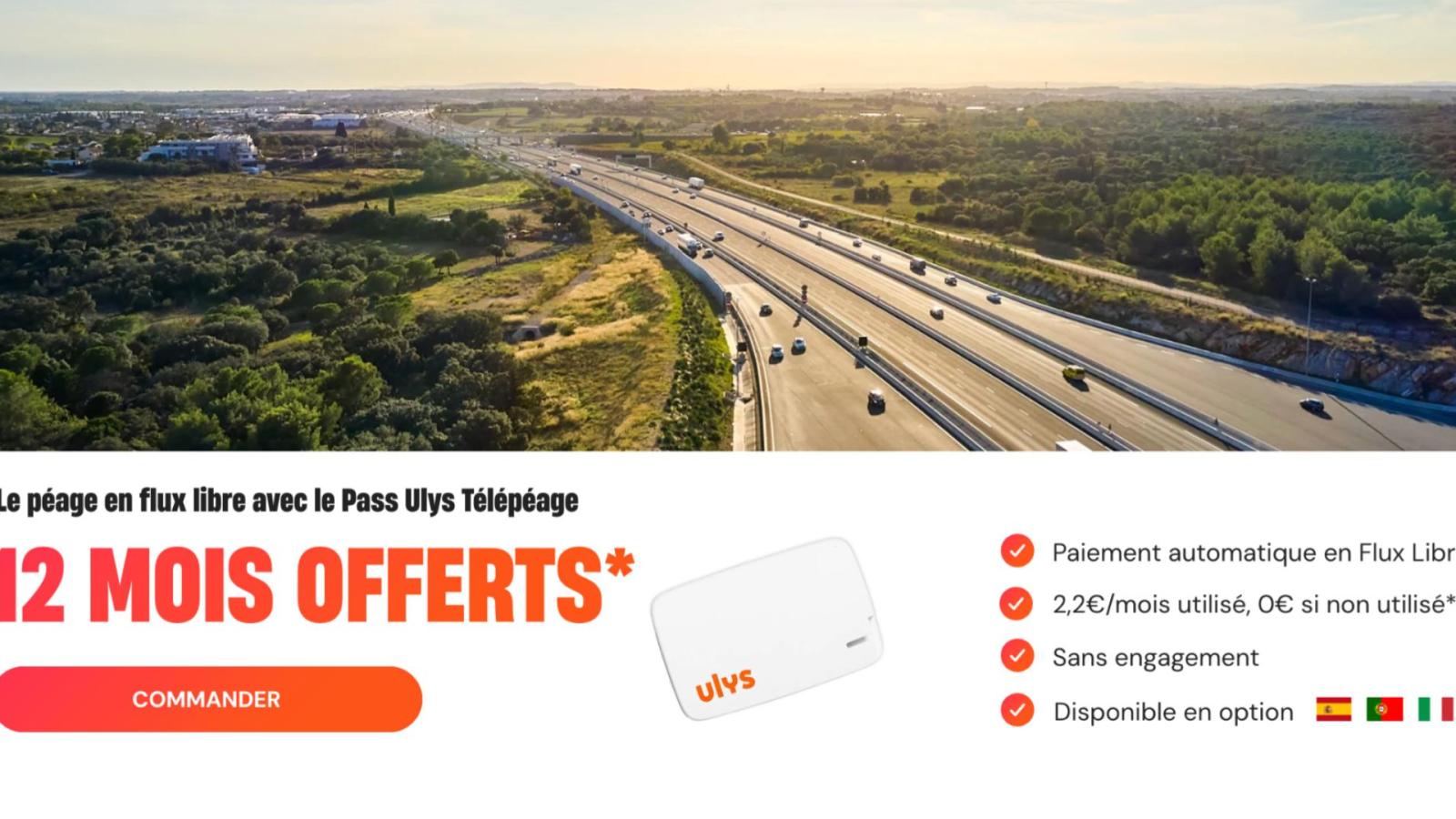 Le Pass Ulys Télépage ne vous coûtera rien pendant 1 an grâce à cette offre qui tombe à pic pour les départs en vacances