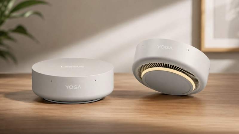 180 TOPS pour 600 grammes : Lenovo lance son petit YOGA AI Mini PC, sous Panther Lake