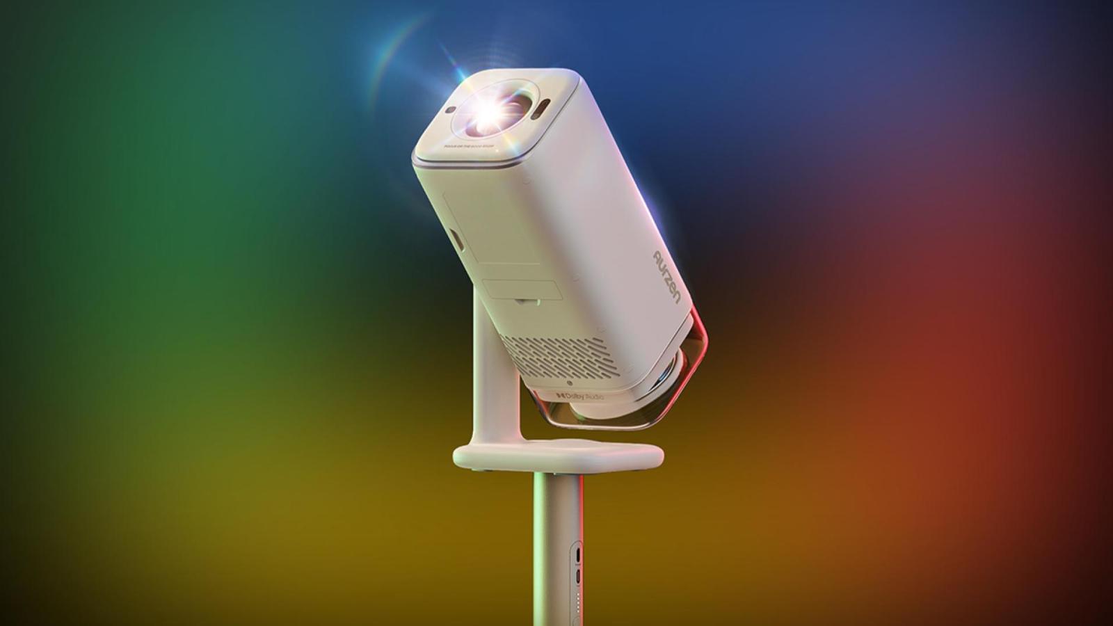 Ce picoprojecteur Full HD sous Google TV, qui peut fonctionner en extérieur avec une batterie externe, ne dépasse pas les 200 €