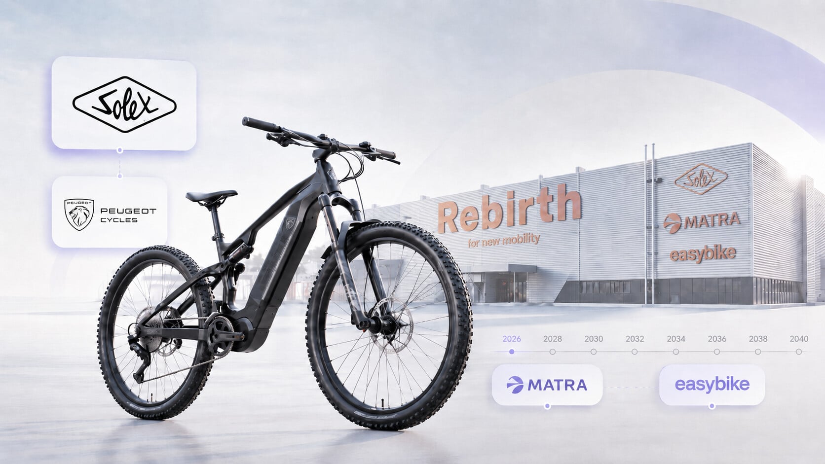 Peugeot Cycles, Solex, Gitane : « 2026 est une année charnière » selon le patron de Rebirth