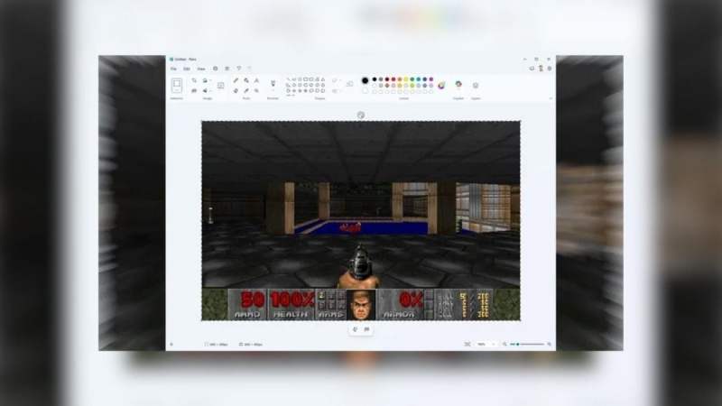 Microsoft Paint peut maintenant lancer Doom à 35 fps