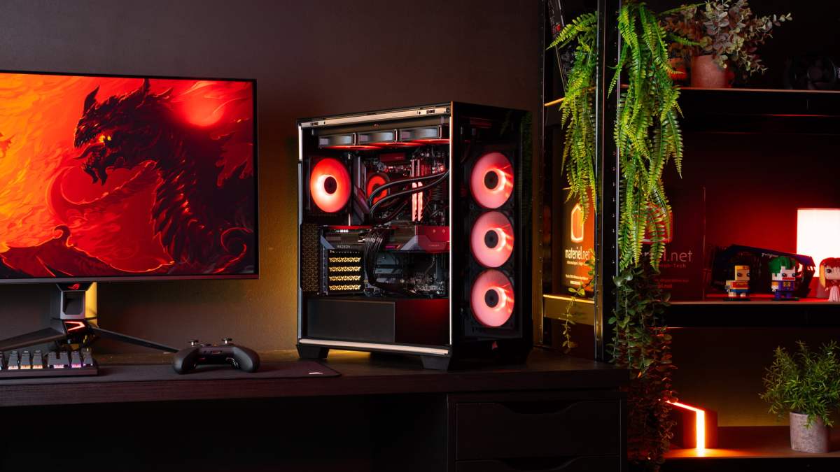 Image PC Wyvern : Materiel.net réunit le meilleur CPU gaming et le dernier GPU AMD pour jouer en 4K [Sponso]