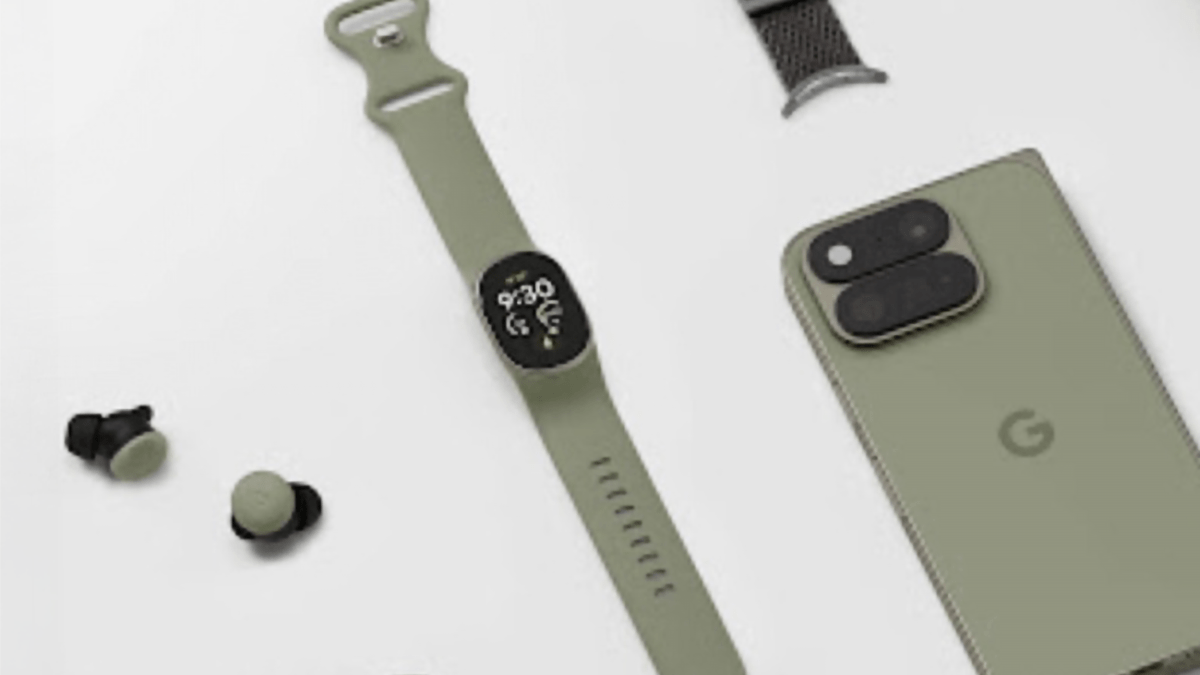 Image Google laisse fuiter un bracelet Fitbit inconnu dans ses publicités pour les Pixel 11