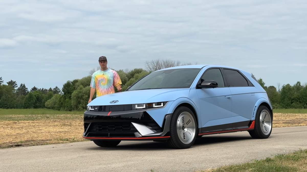 Image Rien qu’en changeant de pneus, cette Hyundai Ioniq 5 N électrique gagne 12 % d’autonomie sur autoroute