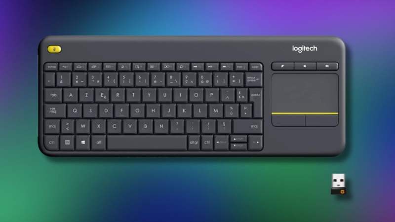 Ce clavier sans fil Logitech, idéal pour contrôler son PC depuis son canapé, coûte moins de 25 €