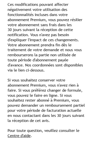 Le mail de Disney Plus à ses abonnés au sujet de la 4K et du HDR en France. // Source : Capture d'écran Frandroid