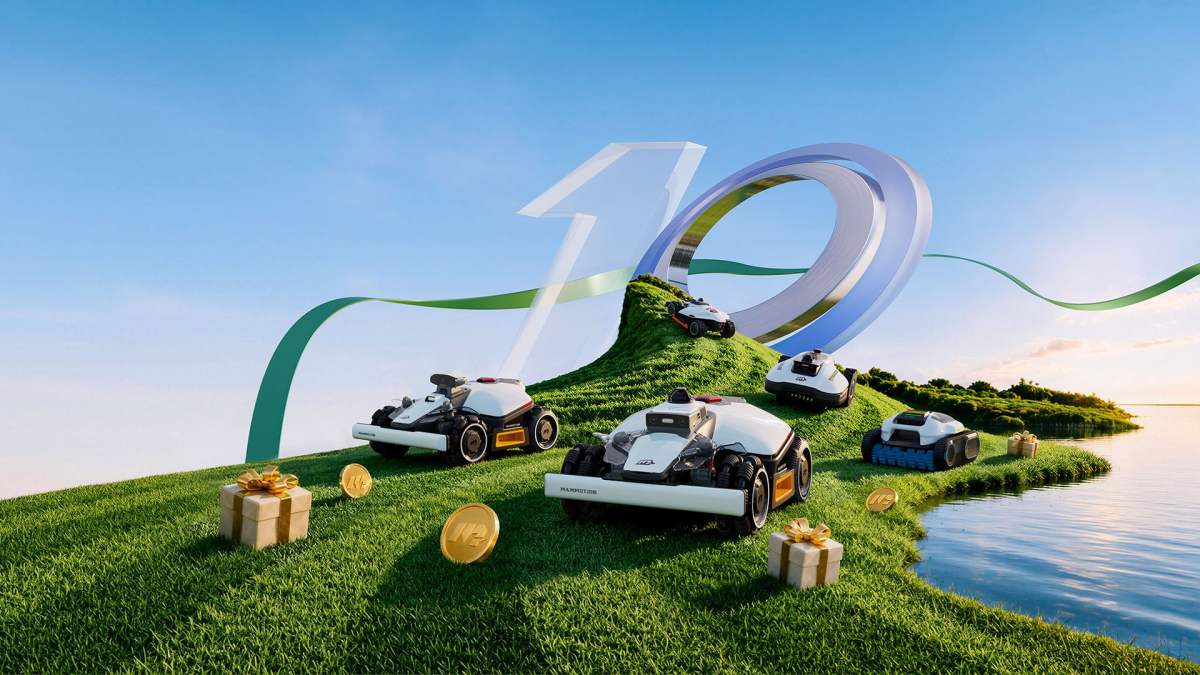 Image Mammotion fête ses 10 ans : des promotions sur tous ses robots-tondeuse haut de gamme [Sponso]