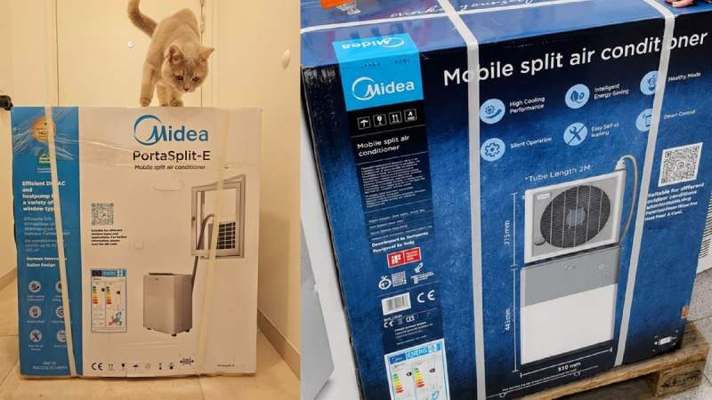 J’ai reçu le Midea PortaSplit : pourquoi le carton est différent de ce que j’ai vu sur Internet