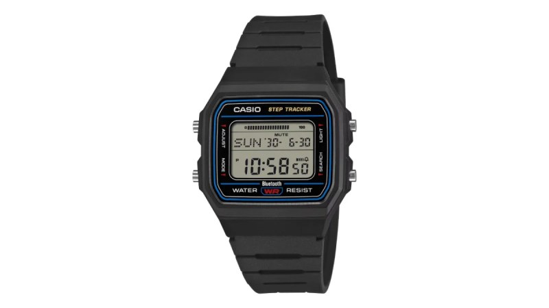 La montre connectée Casio F-B100W au look des années 90 arrive en Europe