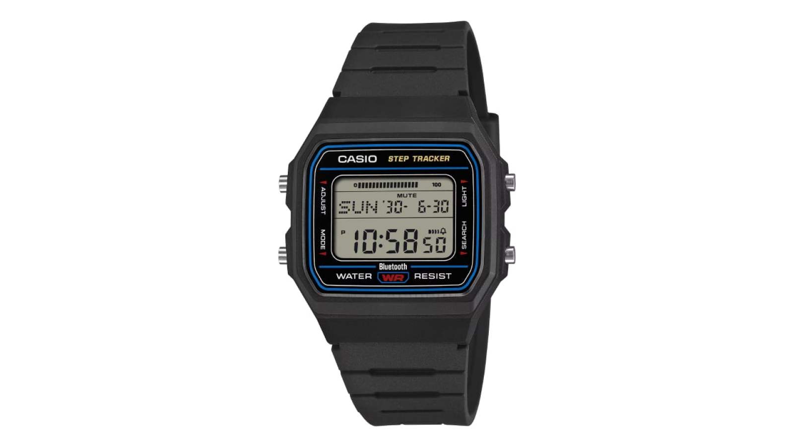 La montre connectée Casio F-B100W au look des années 90 arrive en Europe