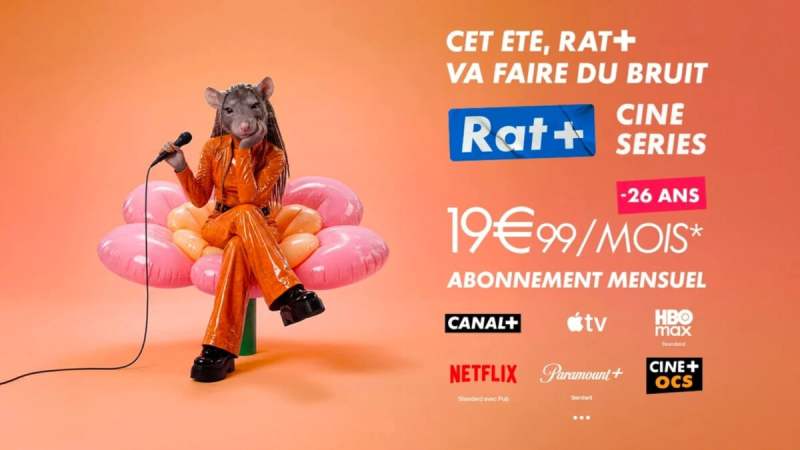 Canal+ relance son offre Rat+ : le pack Ciné Séries est disponible à 19,99 €/mois sans engagement pour les moins de 26 ans