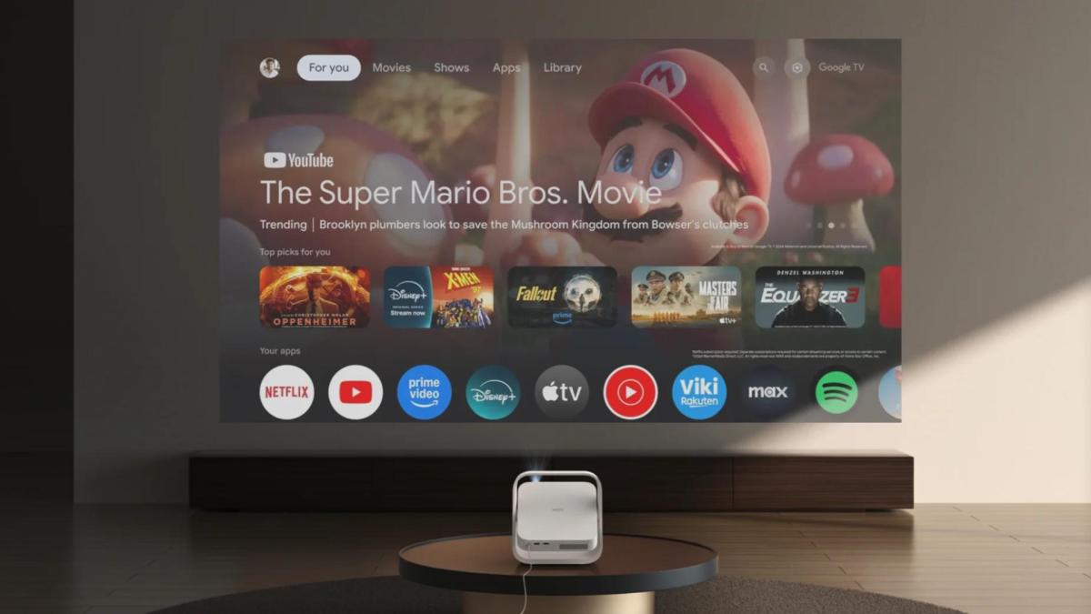 Image Le récent vidéoprojecteur Xgimi Elfin Flip Plus affiche un poids plume de 1,1 kg et un prix déjà inférieur à 300 €