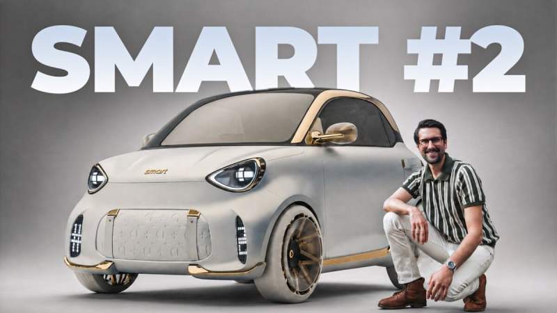 Un format de poche de moins de 3 mètres pour la ville : la future Smart #2 se dévoile