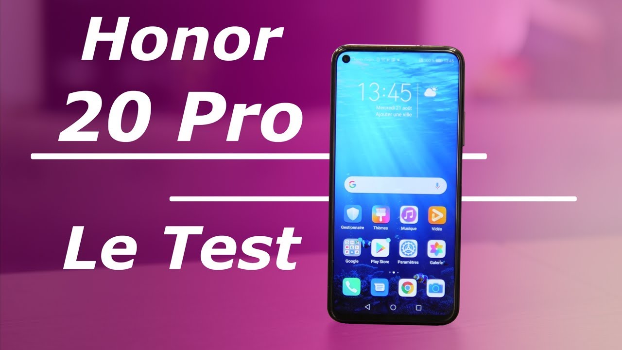 Test Honor 20 Pro : belles PHOTOS, GROSSE autonomie !