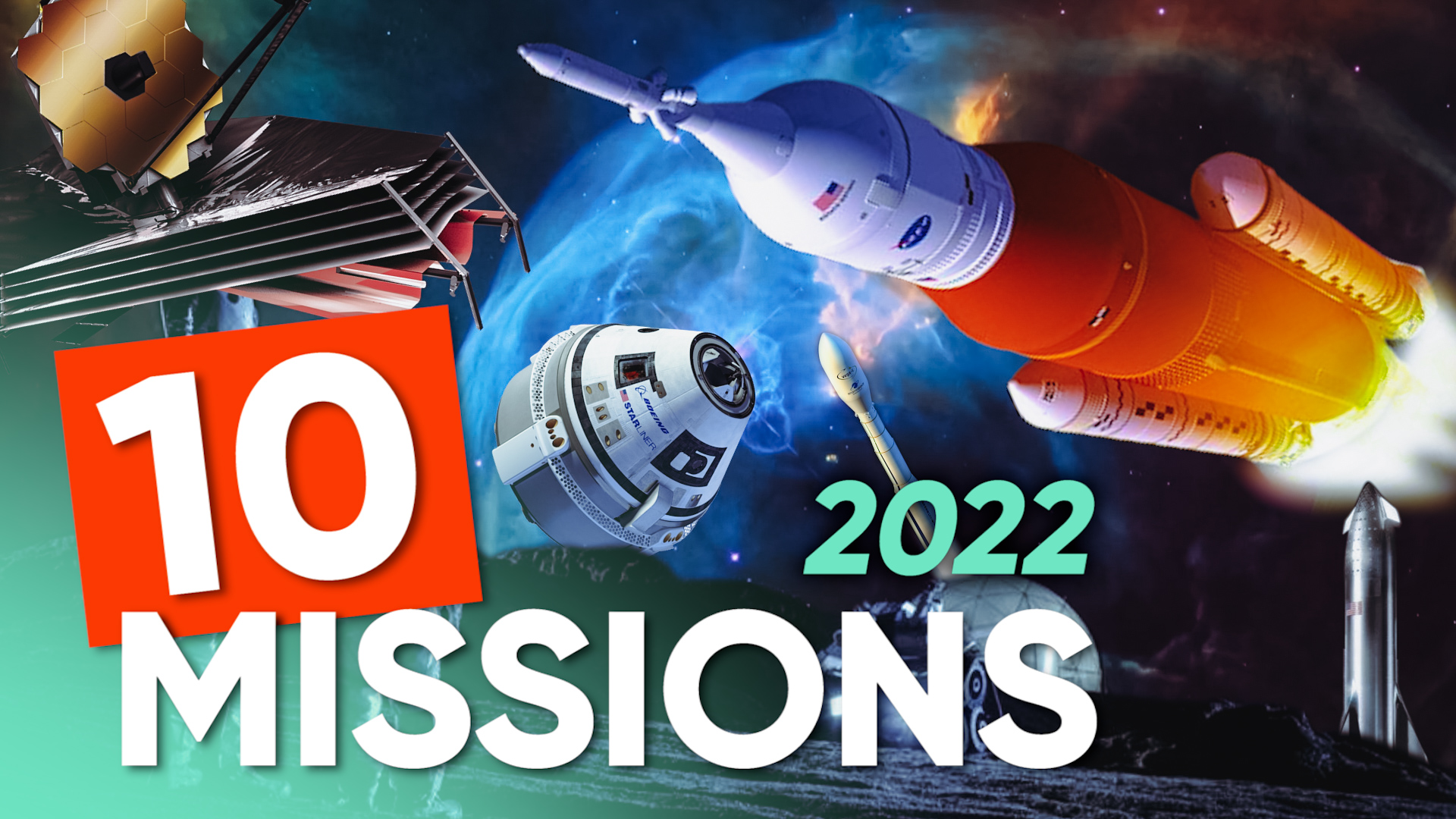 10 MISSIONS spatiales INCONTOURNABLES à suivre en 2022 ! (Partie 1)