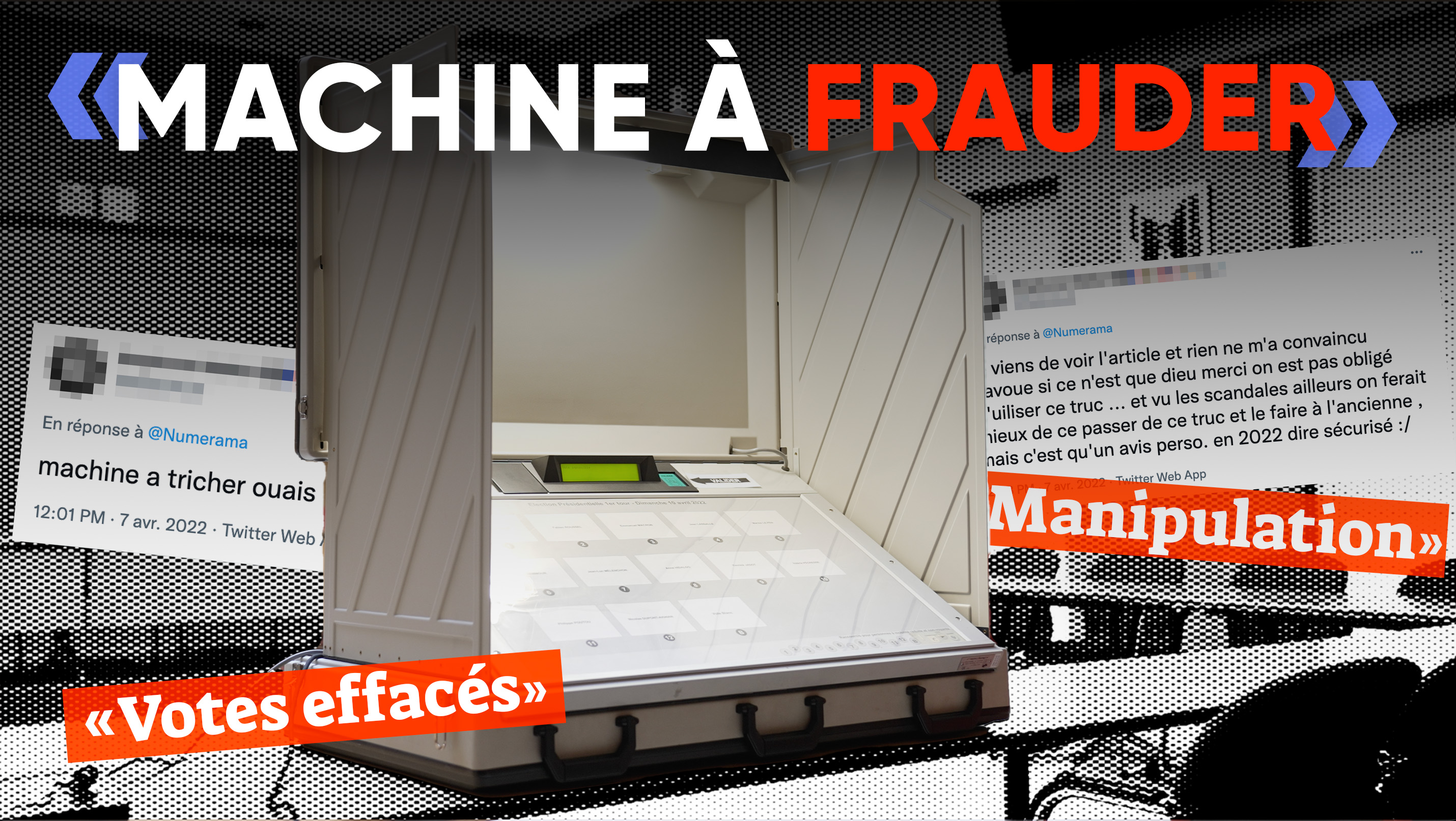 Des MACHINES à VOTER pour FRAUDER ?