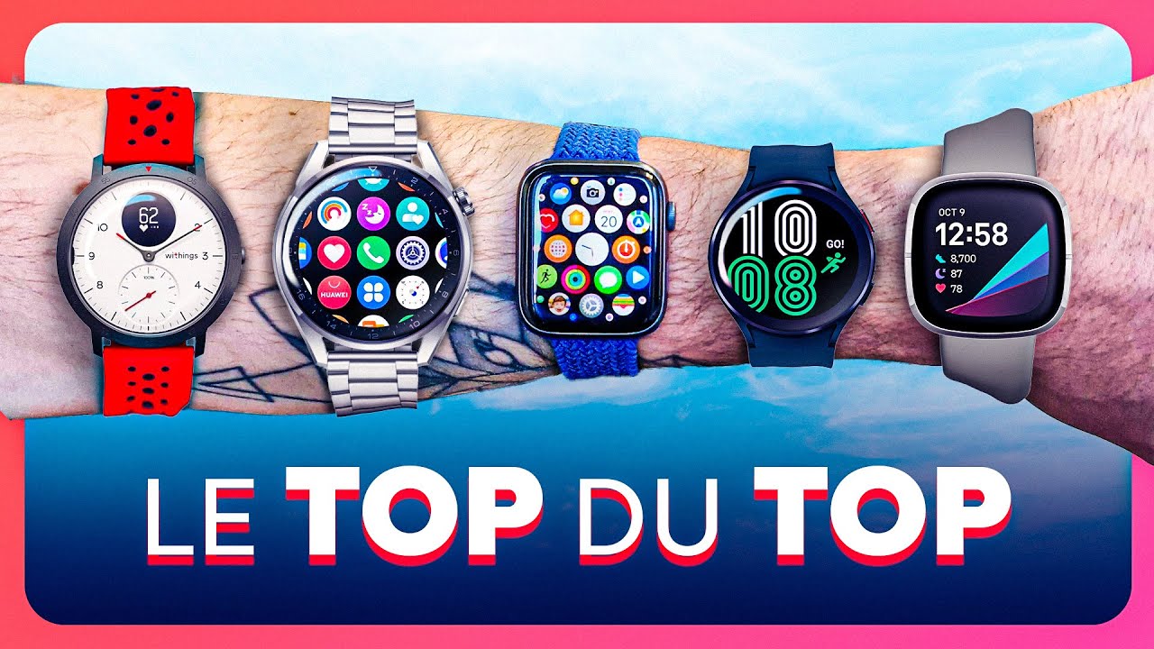 Les MEILLEURES MONTRES CONNECTÉES à ACHETER en 2022 ! (de 60€ à 429€)