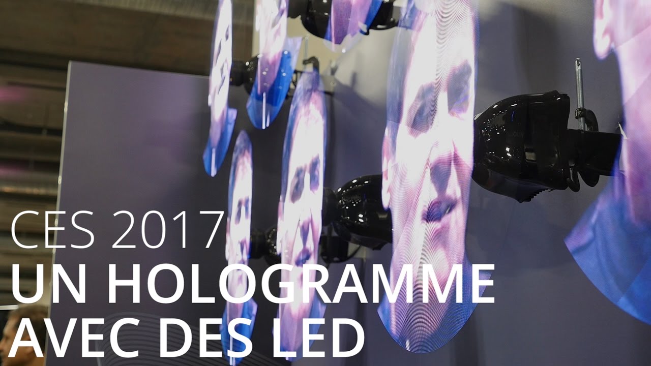 Un hologramme avec des LED par Kino-mo - CES 2017
