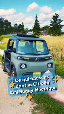 Ces choses qui font juste ✨sens✨ dans la Citroën Ami Buggy