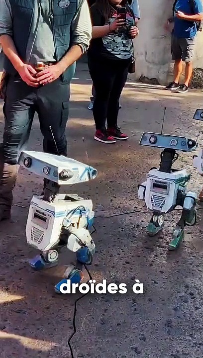 Il y a de vrais droïdes de Star Wars à Disneyland