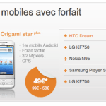 HTC Dream (G1) à 49 euros chez Orange