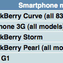 Le Blackberry Curve décourrone l’iPhone aux USA