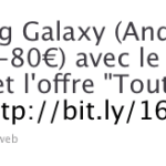 Le Samsung Galaxy à 29€ (109€-80€) chez Bouygues Telecom