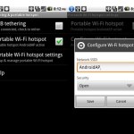Partage de la connexion 3G inclus dans Froyo (Android 2.2)