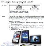 La Samsung Galaxy Tab débarque chez Bell le 12 novembre