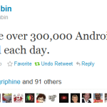 Andy Rubin parle de 300 000 activations d’androphones chaque jour