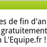 L’application L’Equipe.fr gratuite pendant les fêtes L’application L’Equipe.fr gratuite pendant les fêtes
