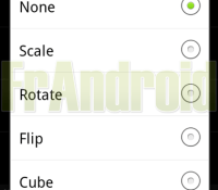 Une nouvelle version de LauncherPro apporte des effets de transition entre les bureaux