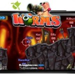 Le jeu Worms est disponible sur l’Android Market